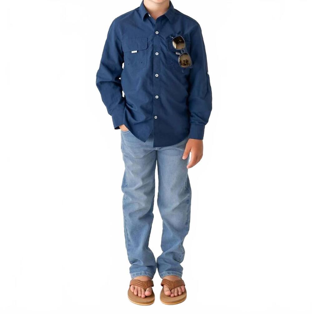 NEW RUGGED BUTTS boy's straight jeans in light wash